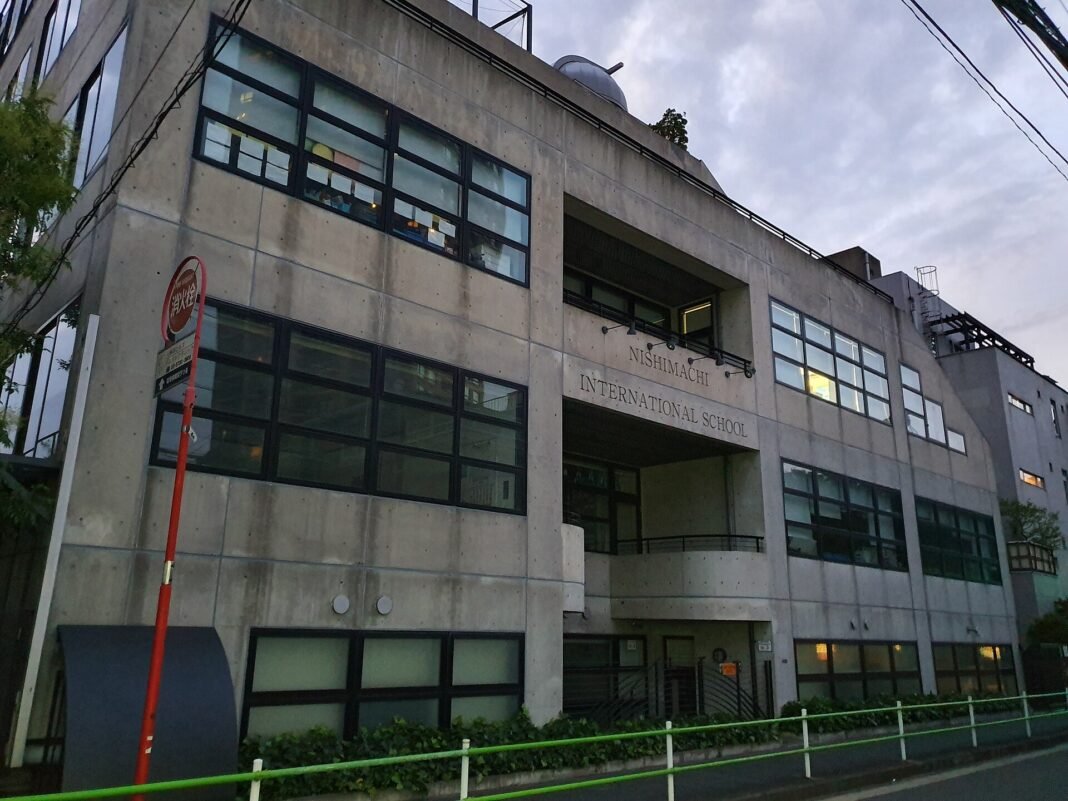 The Nishimachi International School building in Moto-Azabu, Minato, Tokyo